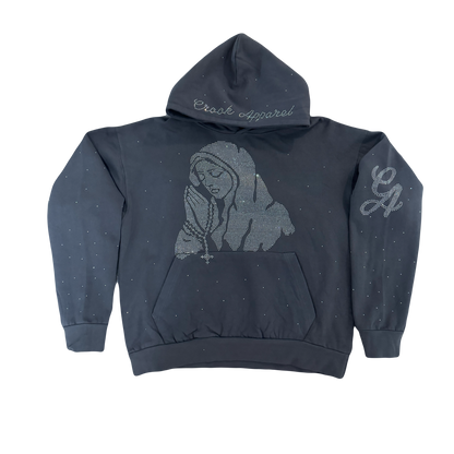 "PRAY FOR US SINNERS" SHADOW - RELAXED FIT HOODIE