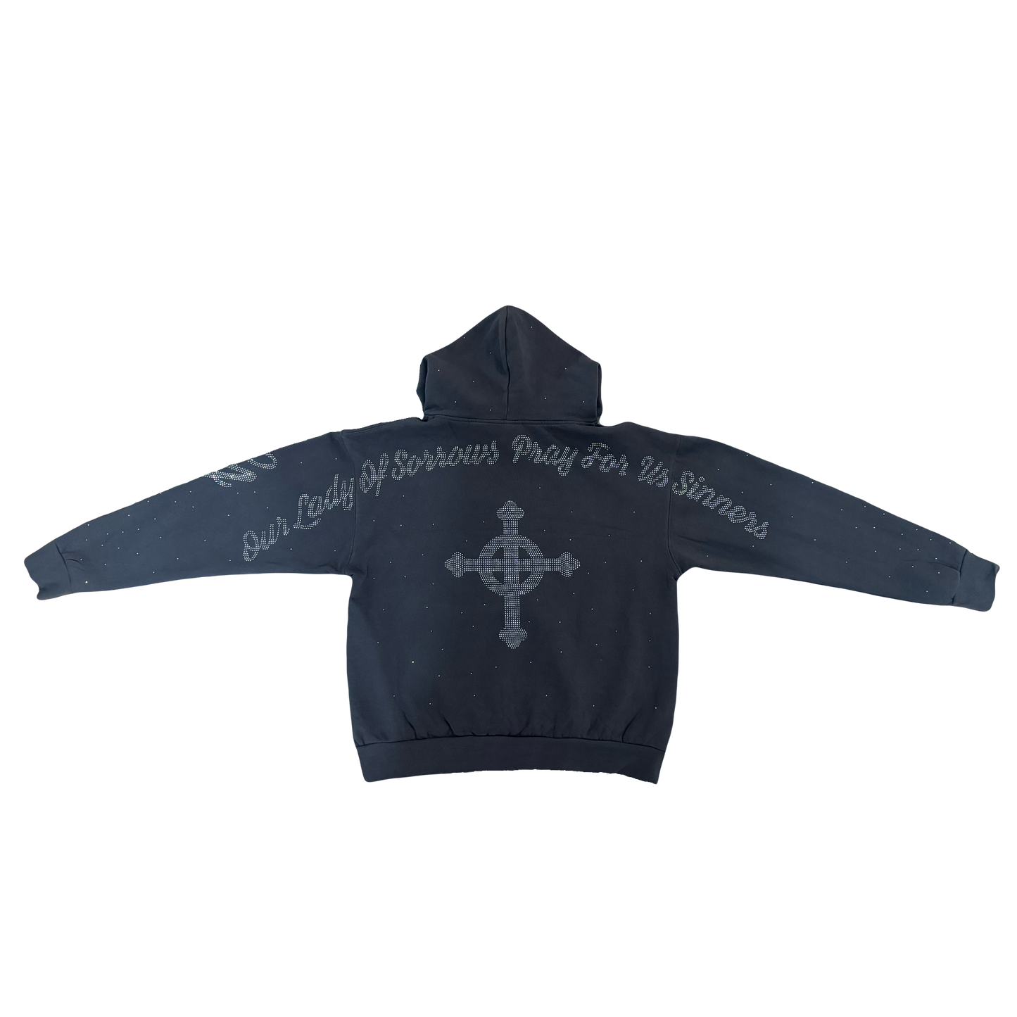 "PRAY FOR US SINNERS" SHADOW - RELAXED FIT HOODIE