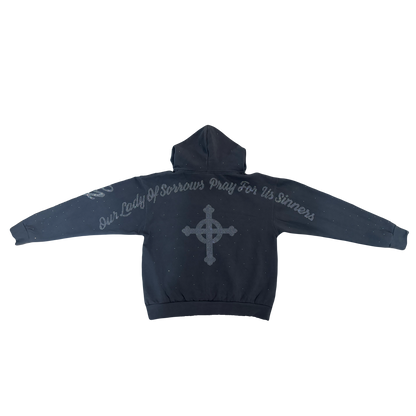 "PRAY FOR US SINNERS" SHADOW - RELAXED FIT HOODIE