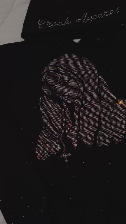 "PRAY FOR US SINNERS" SHADOW - RELAXED FIT HOODIE